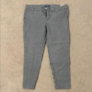 Black and White Gingham Pants